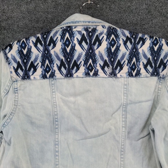 Rock & Republic Women's Hitchhiker Denim Jean Jacket Blue Small Light Wash - Picture 7 of 14